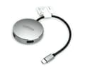 Miniatyrbild 3 av 5: ROLINE 14.02.5036, USB 3.2 Gen 1 (3.1 Gen 1) Type-C, USB 3.2 Gen 1 (3.1 Gen 1) Type-C, 5000 Mbit/s, Svart, Rostfritt stål, Gjuten aluminium, 60 mm