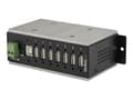 Miniatyrbild 4 av 5: StarTech.com USB 2.0-hubb med 7 portar - Industriell USB-A-hubb i metall med ESD- och 350 W överspänningsskydd - Utökad driftstemperatur -40 till 85
