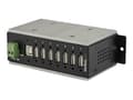 Miniatyrbild 1 av 5: StarTech.com USB 2.0-hubb med 7 portar - Industriell USB-A-hubb i metall med ESD- och 350 W överspänningsskydd - Utökad driftstemperatur -40 till 85