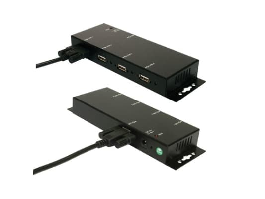 EXSYS External 4 Port USB 2.0 HUB, 480 Mbit/s, Svart, Metall, CE, FC, ROHS, Win 98SE, ME, 2000, XP, Vista, Server 2003 Linux Mac OS, 250 g