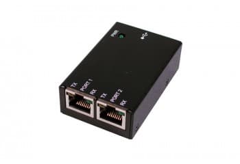 EXSYS EX-1332HMV-RJ, USB 2.0 Type-B, RJ-45, Svart, USB, 42 mm, 65 mm