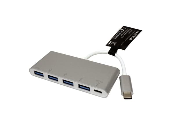 ROLINE USB 3.1, USB 3.0 (3.1 Gen 1) Type-A, USB 3.1 (3.1 Gen 2) Type-C, Sølv, Hvid, 94 mm, 40 mm, 11 mm