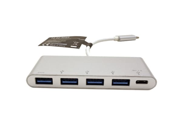 ROLINE USB 3.1, USB 3.0 (3.1 Gen 1) Type-A, USB 3.1 (3.1 Gen 2) Type-C, Sølv, Hvid, 94 mm, 40 mm, 11 mm