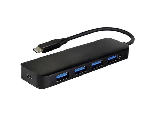 Value 14.99.5039, USB 3.2 Gen 1 (3.1 Gen 1) Type-C, USB 3.2 Gen 1 (3.1 Gen 1) Type-A, 5000 Mbit/s, Svart, Gjuten aluminium, USB