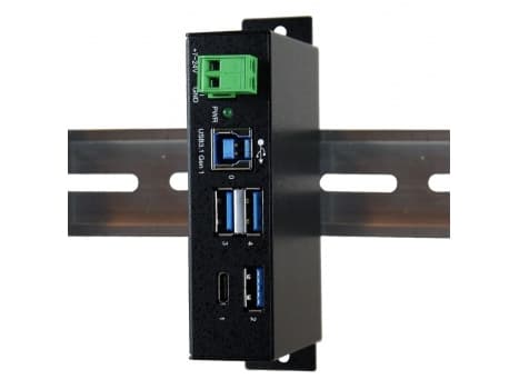 EXSYS EX-1194HMS, USB 3.2 Gen 1 (3.1 Gen 1) Typ-B, USB 3.2 Gen 1 (3.1 Gen 1) Typ-A, USB 3.2 Gen 1 (3.1 Gen 1) Typ-C, 5000 Mbit/s, Sortering, Plast, 7