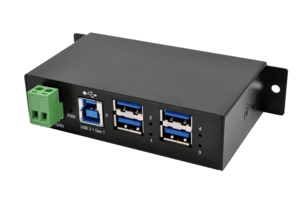 EXSYS EX-1504HMS, USB 3.2 Gen 1 (3.1 Gen 1) Type-B, USB 3.2 Gen 1 (3.1 Gen 1) Type-A, 5000 Mbit/s, lajittelu, metalli, 1,5 m