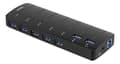 Pikkukuva 1 / 5: USB 3.0 hub, 7xType A ports, AC adapter included, black
