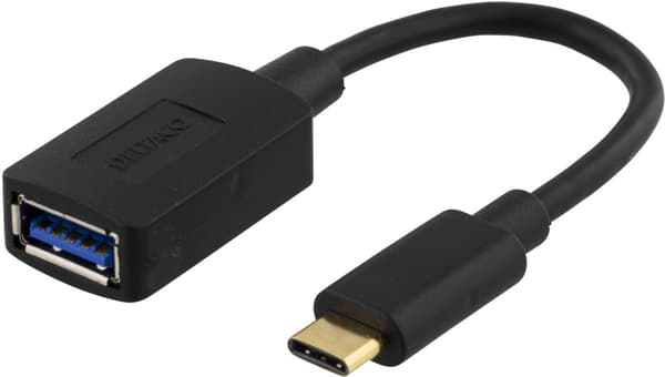 USBadapter USB 3.1 type C male  type A female Gen 1 black