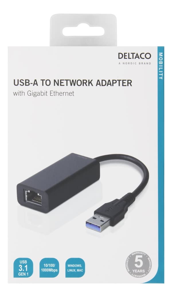 USB 3.0 network adapter inter flash memory Gbit 1xRJ45 1xUSB