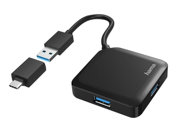 Hama - Hubb - 4 x USB 3.2 Gen 1 - skrivbordsmodell