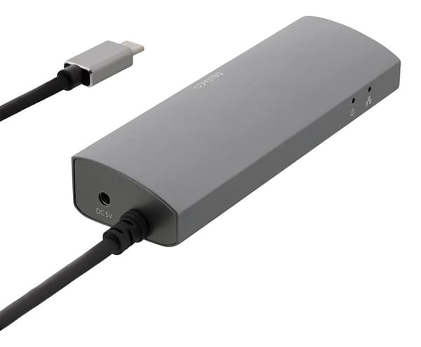 USB-C hub and network adapter, RJ45, 3x USB-A 5 Gbit/s
