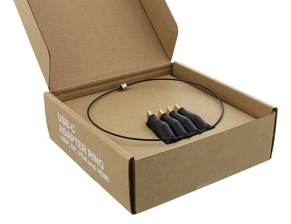USB-C ADAPTER RING, mDP, DP, VGA, HDMI