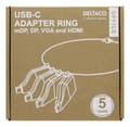 Miniatyrbild 9 av 10: USB-C ADAPTER RING, mDP, DP, VGA, HDMI