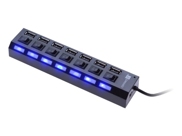 Connect IT CI-541, USB 2.0, USB 2.0, 480 Mbit/s