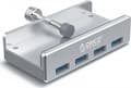 Miniatyrbilde 3 av 5: ALLNET ALL-USB3-HUB-4-CLIP, USB 3.2 Gen 1 (3.1 Gen 1) Type-A, USB 3.2 Gen 1 (3.1 Gen 1) Type-A, 5000 Mbit/s, Sølv, 1 m, USB