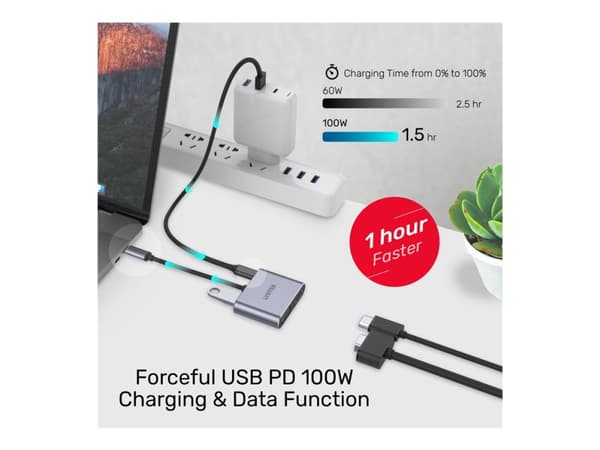 Unitek uHUB Q4 Lite - telakointiasema