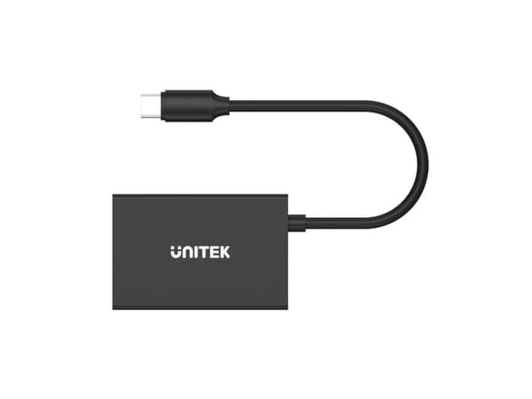 Unitek uHUB Q4 Advanced H1302A - Hubb - 2 x USB 3.1 Gen 2 + 2 x USB-C 3.1 Gen 2 - skrivbordsmodell