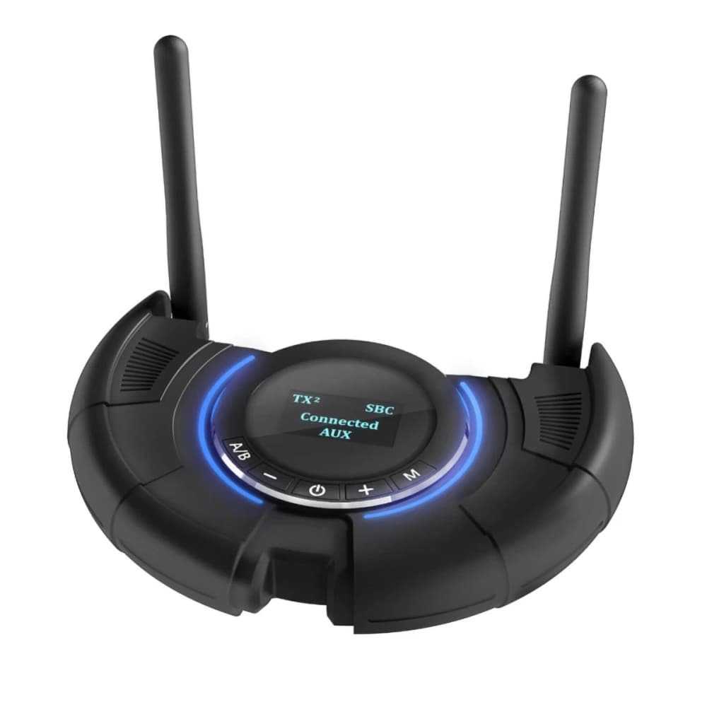Bluetooth 5.0 Sändare/Mottagare med USB-Typ C - Appkontroll