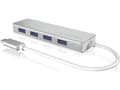 Miniatyrbild 1 av 2: ICY BOX IB-HUB1425-C3, USB 3.2 Gen 1 (3.1 Gen 1) Type-C, USB 3.2 Gen 1 (3.1 Gen 1) Type-A, 5000 Mbit/s, Silver, Gjuten aluminium, Plast, Aktivitet, E