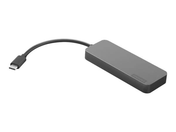 Lenovo USB-C to 4 Port USB-A Hub - Hubb - 4 x SuperSpeed USB 3.0 + 1 x USB-C - skrivbordsmodell