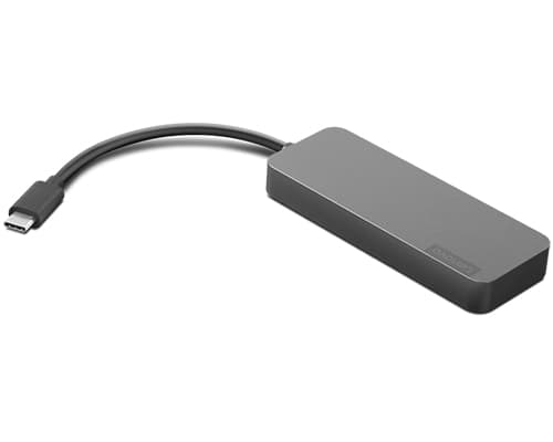 Lenovo USB-C to 4 Port USB-A Hub - Hubb - 4 x SuperSpeed USB 3.0 + 1 x USB-C - skrivbordsmodell