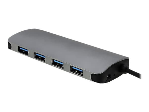 Qoltec - Hubb - 4 x SuperSpeed USB 3.0 - skrivbordsmodell