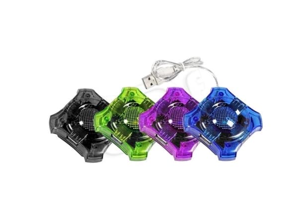 Esperanza Star - Hubb - 4 x USB 2.0 - skrivbordsmodell