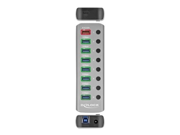 Delock - Hubb - 7 x USB 3.2 Gen 1 - skrivbordsmodell