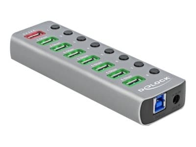 Delock - Hubb - 7 x USB 3.2 Gen 1 - skrivbordsmodell