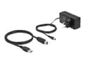 Miniatyrbild 2 av 5: Delock - Hubb - 4 x USB 3.2 Gen 1 - skrivbordsmodell