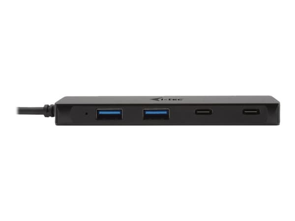 i-Tec - Hubb - 2 x SuperSpeed USB 3.0 + 2 x USB-C 3.1 Gen 1 - skrivbordsmodell