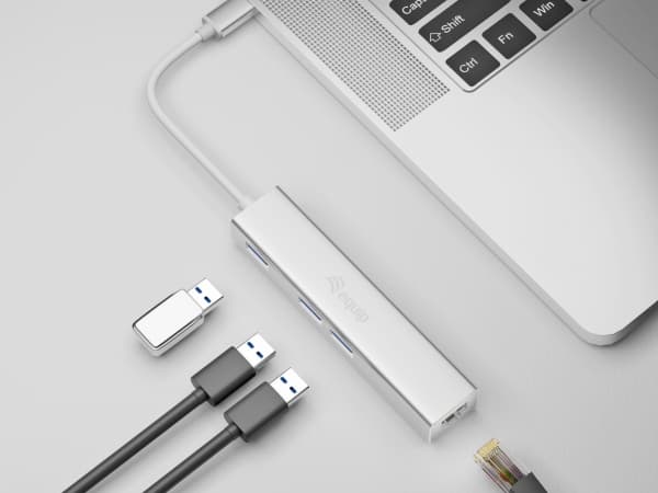 Equip 133481, USB 3.2 Gen 1 (3.1 Gen 1) Type-C, Silver, USB 3.2 Gen 1 (3.1 Gen 1) Type-A, WLAN, Gjuten aluminium, 22 mm, 15 mm