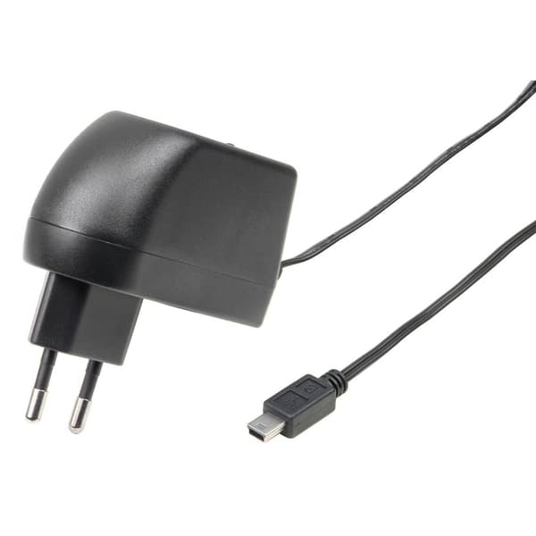 HAMA Rejselader MiniUSB 220V Sort