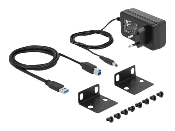 Delock - Hubb - 10 x USB 3.2 Gen 1 - skrivbordsmodell