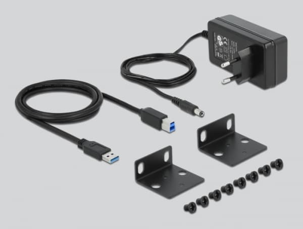 Delock - Hubb - 10 x USB 3.2 Gen 1 - skrivbordsmodell