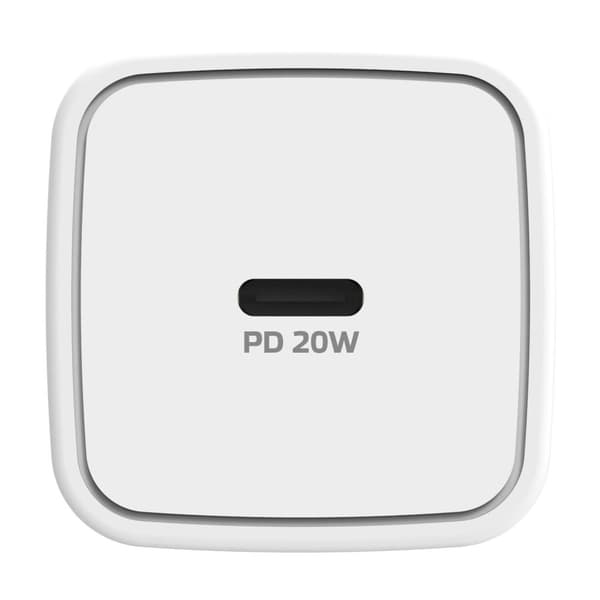 USB-oplader USB-C PD 20W + Lynkabel