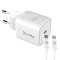 Miniatyrbillede 1 af 4: USB-oplader USB-C PD 20W + Lynkabel