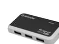 Pikkukuva 3 / 5: Defender Quadro Infix, USB 2.0, 480 Mbit/s, Musta, Valkoinen, 1 m, USB