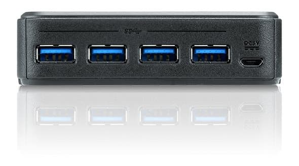 USB 3.0 Hub  2 cpus 4xUSB A female 2xUSB B female black