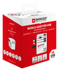 Miniatyrbillede 3 af 4: MUV USB 4xA, 2-pole travel adapter with 4x USB-A ports
