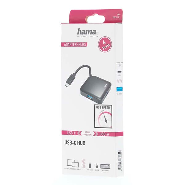 Hub USB-C 4x porte 5 Gbit/s