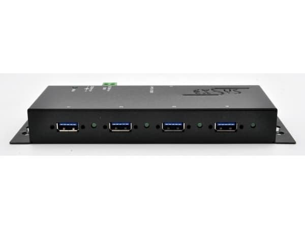 EXSYS EX-1183HMVS-2, USB 3.2 Gen 1 (3.1 Gen 1) Type-B, USB 3.2 Gen 1 (3.1 Gen 1) Type-A, 5000 Mbit/s, Svart, Metall, 1,5 m