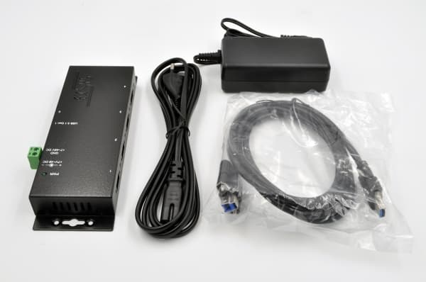 EXSYS EX-1183HMVS-2, USB 3.2 Gen 1 (3.1 Gen 1) Type-B, USB 3.2 Gen 1 (3.1 Gen 1) Type-A, 5000 Mbit/s, Svart, Metall, 1,5 m