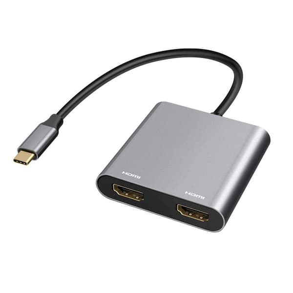Adapteri - USB-C - 2x HDMI
