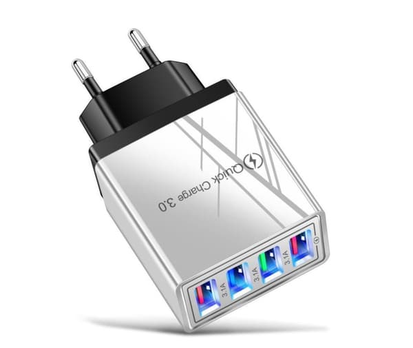Seinäadapteri 4 LED -portilla