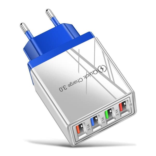 Vægadapter med 4 LED -porte