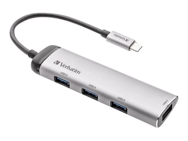 Verbatim - Hubb - 4 x USB 3.2 Gen 1 - skrivbordsmodell