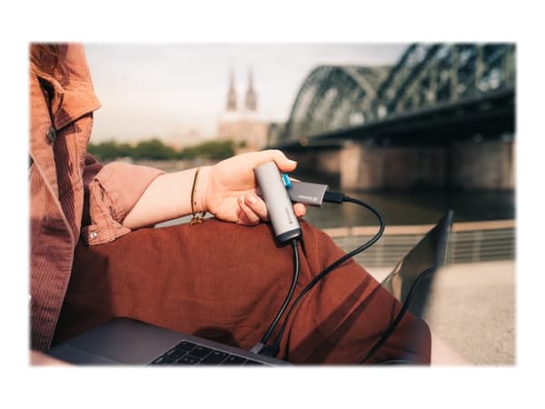 Verbatim - Hubb - 4 x USB 3.2 Gen 1 - skrivbordsmodell