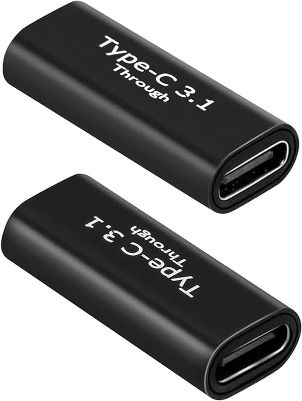 NÖRDIC USB C 3.1 sukupuolenvaihtaja, naaras–naaras USB Type C 3.1 -sovitin