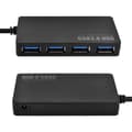 Miniatyrbild 3 av 4: USB 3.0 Hub 4x USB (high-speed) Upp till 5 Gbps Svart